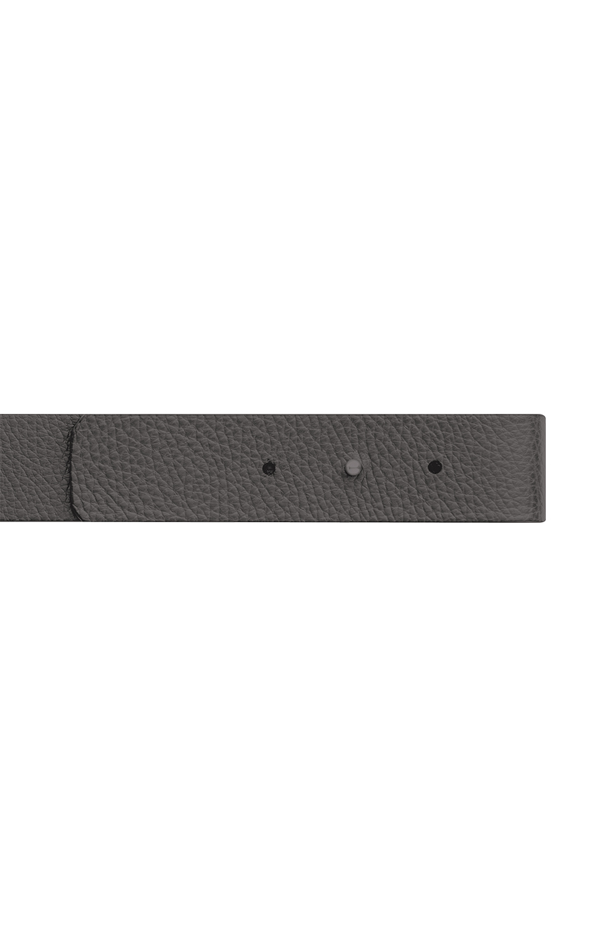 Montblanc M LOCK 4810 buckle grainy grey 35 mm leather belt undefined 