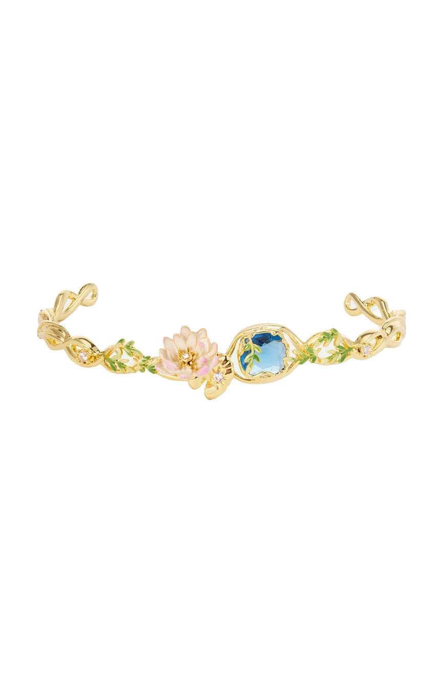 Les Nereides Pink Water Lily Cuff