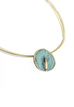 Fili Plaza Sol y luna bronze pendant necklace