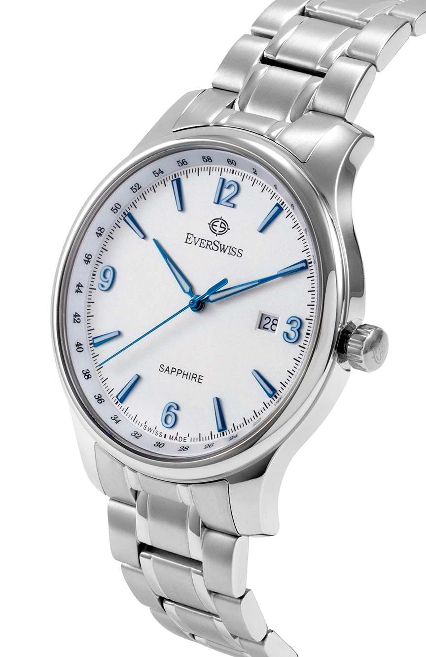 EverSwiss Gents Silver Stainless Steel watch