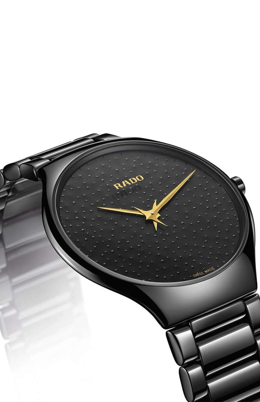 Rado L Watch True Thinline Black