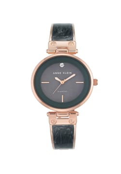 Anne Klein ساعة يد نسائية بسوار ستانلس ستيل بتقنية الكوارتز