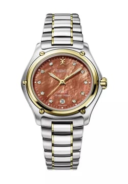 Ebel ساعة يد نسائية بسوار معدني بتقنية الكوارتز 1911