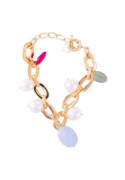Madreperla Multi-stone and pearl bracelet