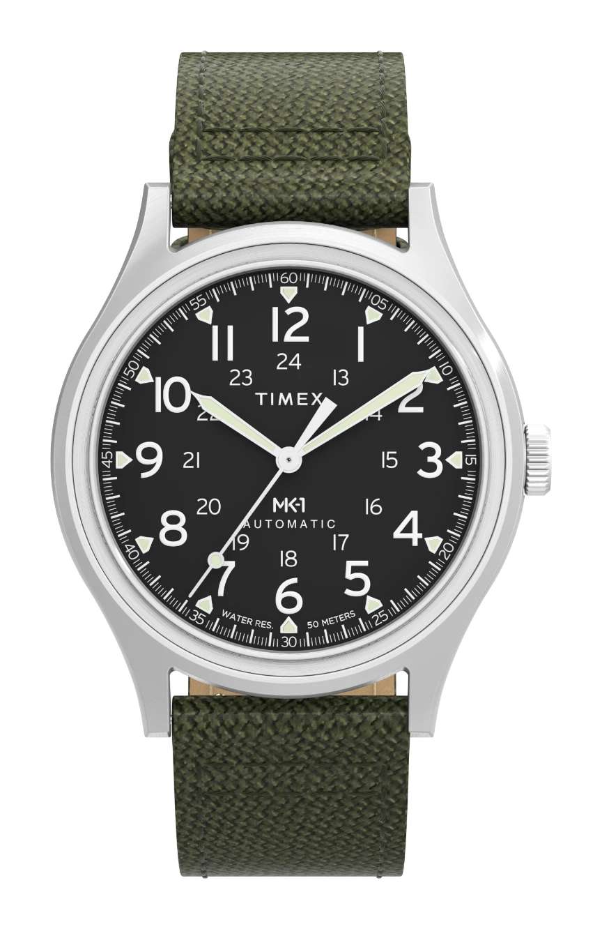 Timex MK1 Automatic 40mm Fabric Strap Watch
