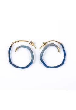 Fili Plaza Barcelona bronze earrings