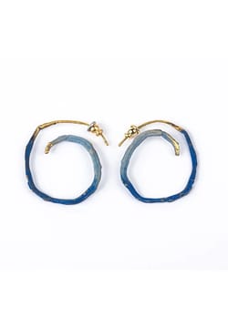 Fili Plaza Barcelona bronze earrings