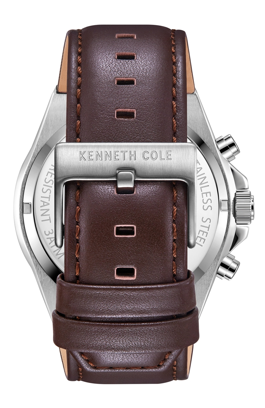 Kenneth Cole Kenneth Cole Mens Fashion Leather Quartz Watch KC51088001