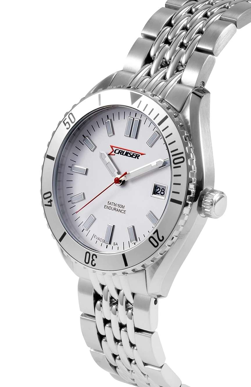 Cruiser Gents Silver Stainless Steel watch