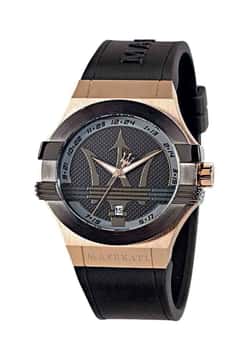 MASERATI Men Quartz Rubber Watch
