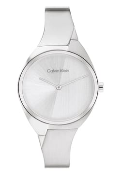 Calvin Klein ساعة يد نسائية بسوار ستانلس ستيل من كالفن كلاين بتقنية الكوارتز- 25200234