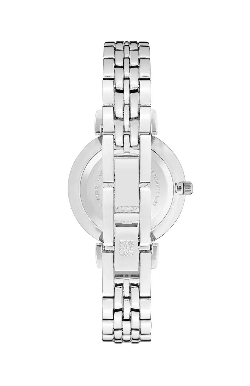 آن كلاين ساعة يد نسائية بسوار معدني بتقنية الكوارتز