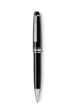 Montblanc قلم رصاص ميكانيكي مايسترشتوك كلاسيك مطلي بالبلاتينيوم مقاس 0.5 مم