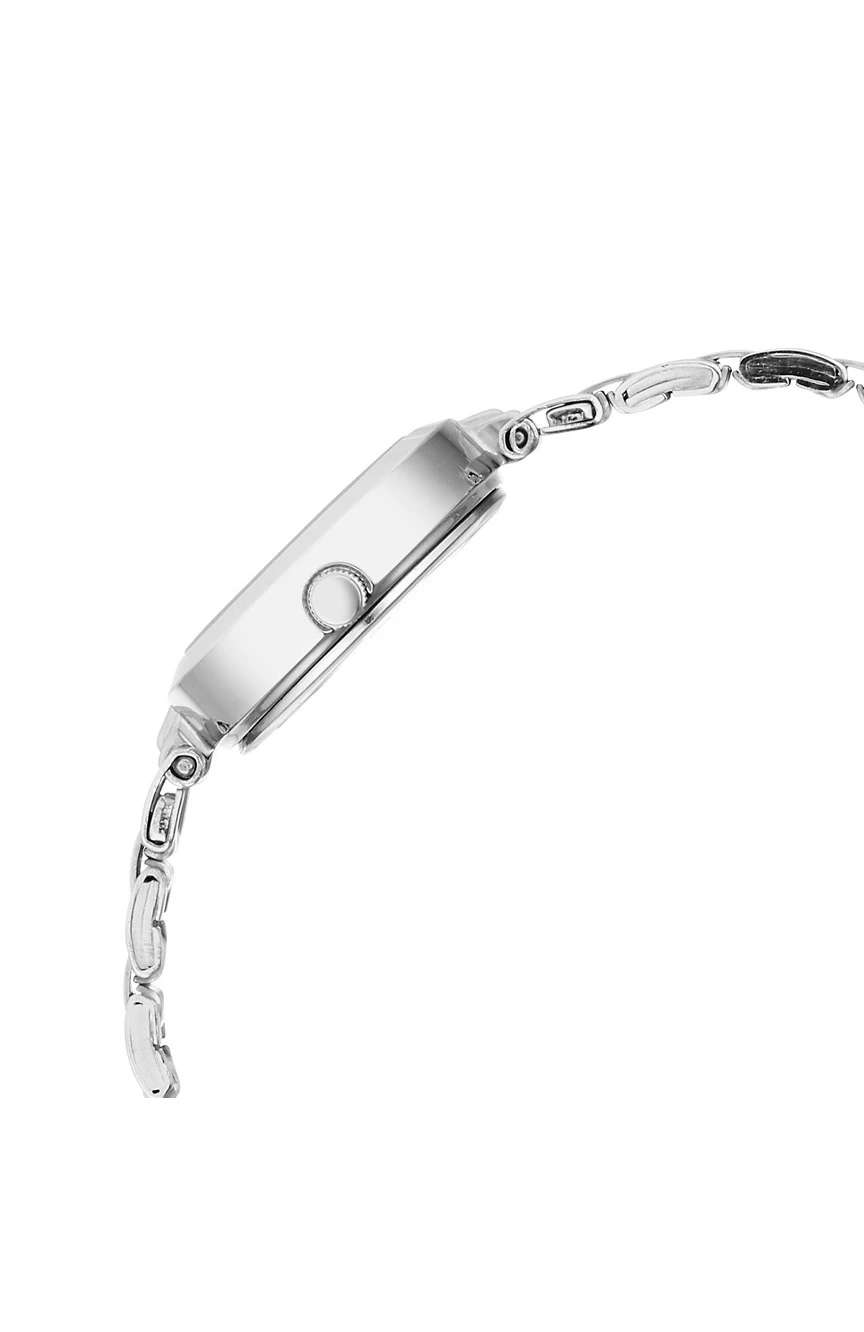 Titan Karishma Silver Round Dial Metal Strap Analog Watch for Women