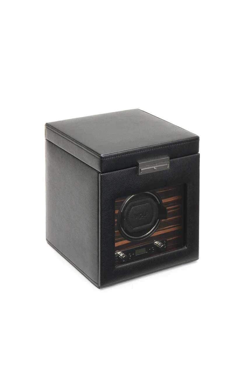 وولف علبة رودستر لساعة واحدة مع مساحة للتخزين