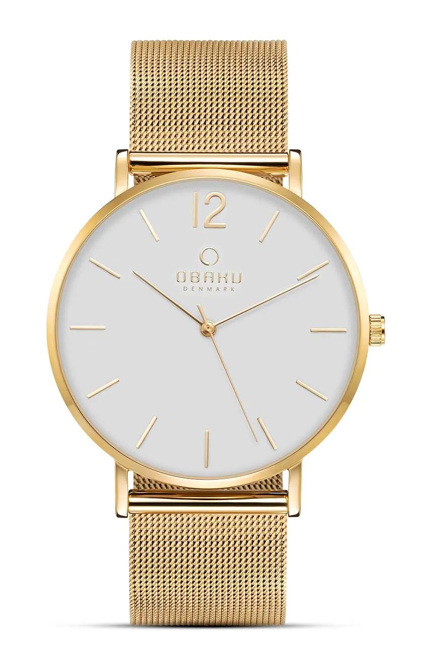 Obaku Men Analog Stainless Steel Watch
