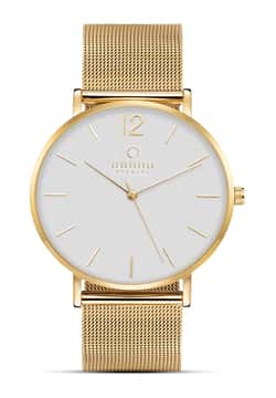 Obaku Men Analog Stainless Steel Watch