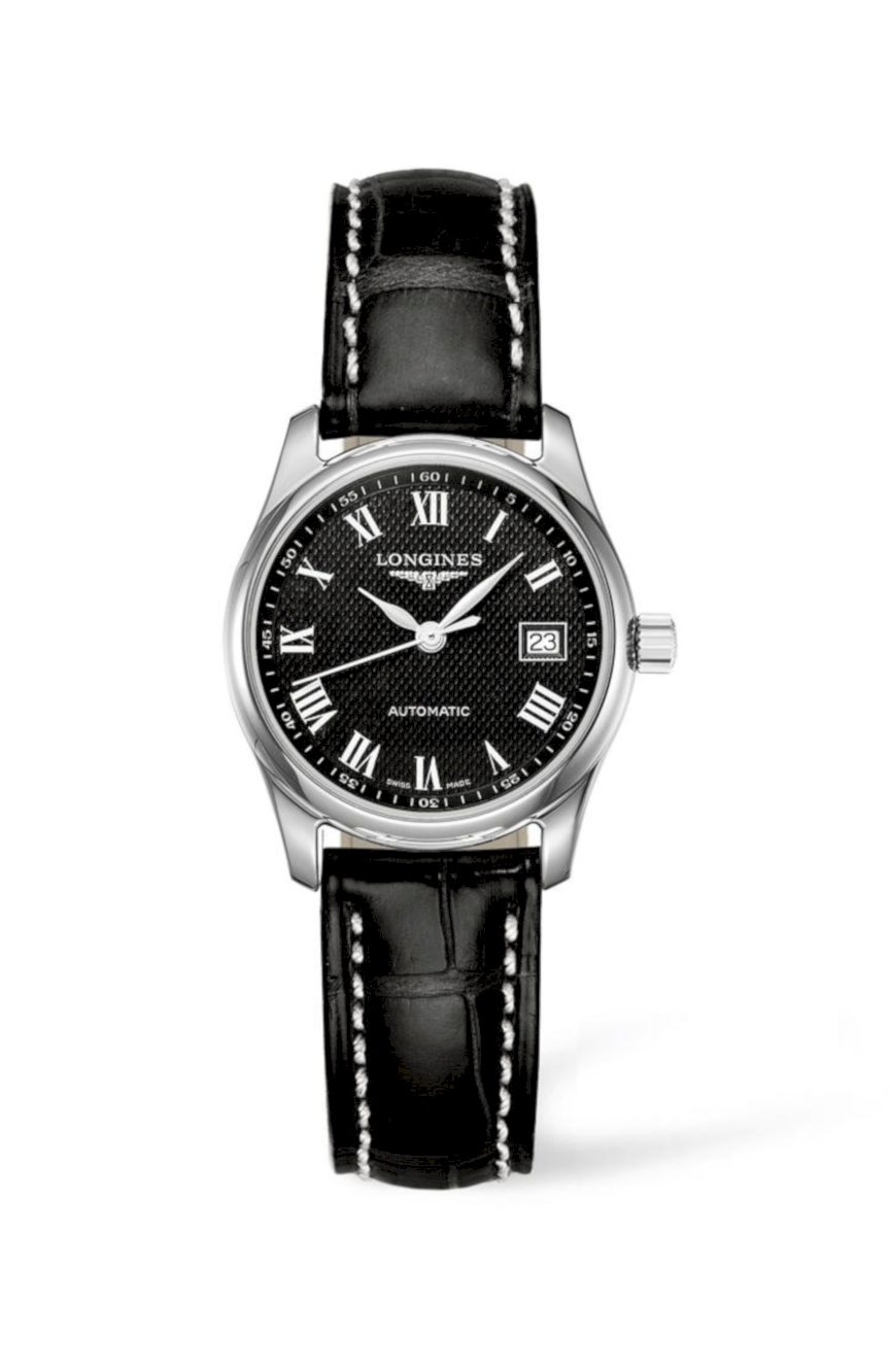 Longines best sale master black