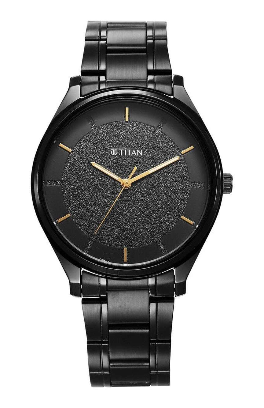 Titan Quartz Analog Silver Dial Watch for Men