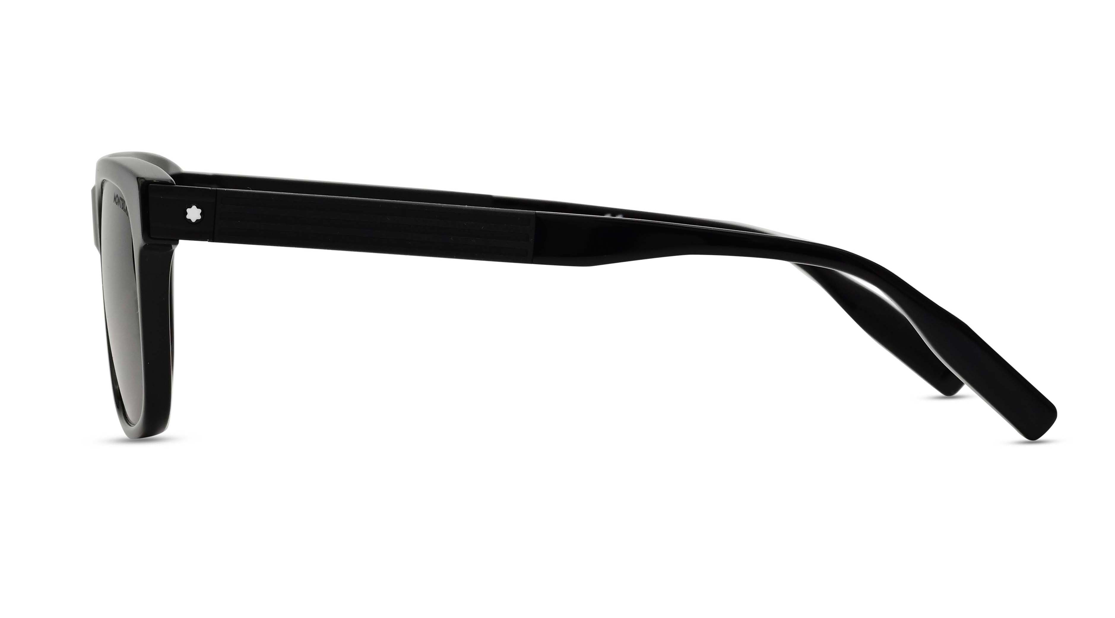 Montblanc Men Rectangle Havana Sunglass | RivoliShop.com