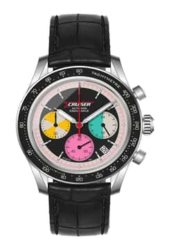 Cruiser ليذر كرونوجراف