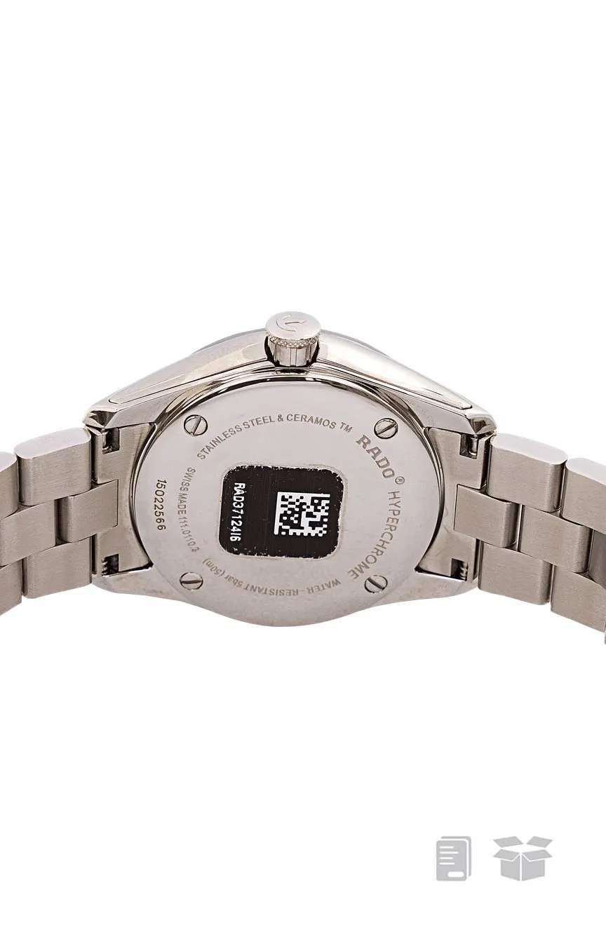 Rado Hyperchrome Quartz Black Dial Ladies Watch