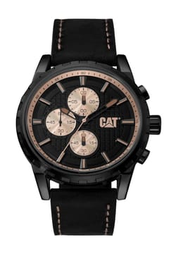 Cat Men Quartz Leather Watch