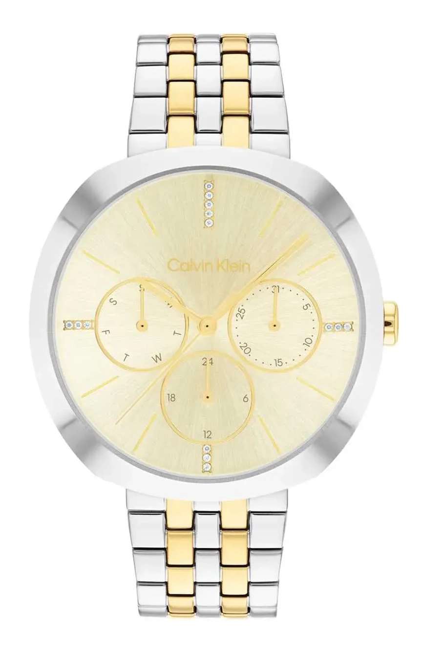 كلفن كلاين ساعة كلفن كلاين كوارتز ستانلس ستيل للنساء 25200418