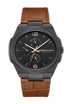 Kenneth Cole Kenneth Cole Mens Fashion Leather Quartz Watch KCWGF0016201