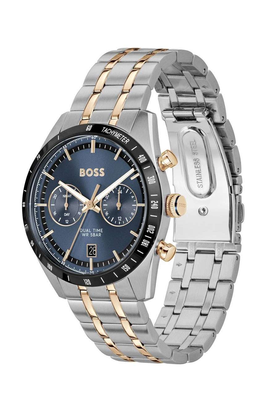 بوص ساعة بوص تورماستر مستديرة بسوار من الفولاذ المقاوم للصدأ مقاس 41 مم للرجال