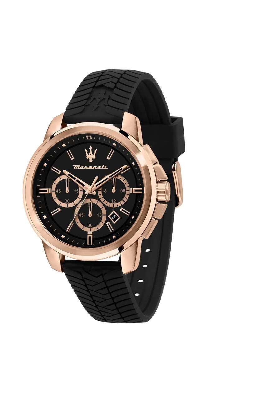 MASERATI Men Silicon Quartz Watch