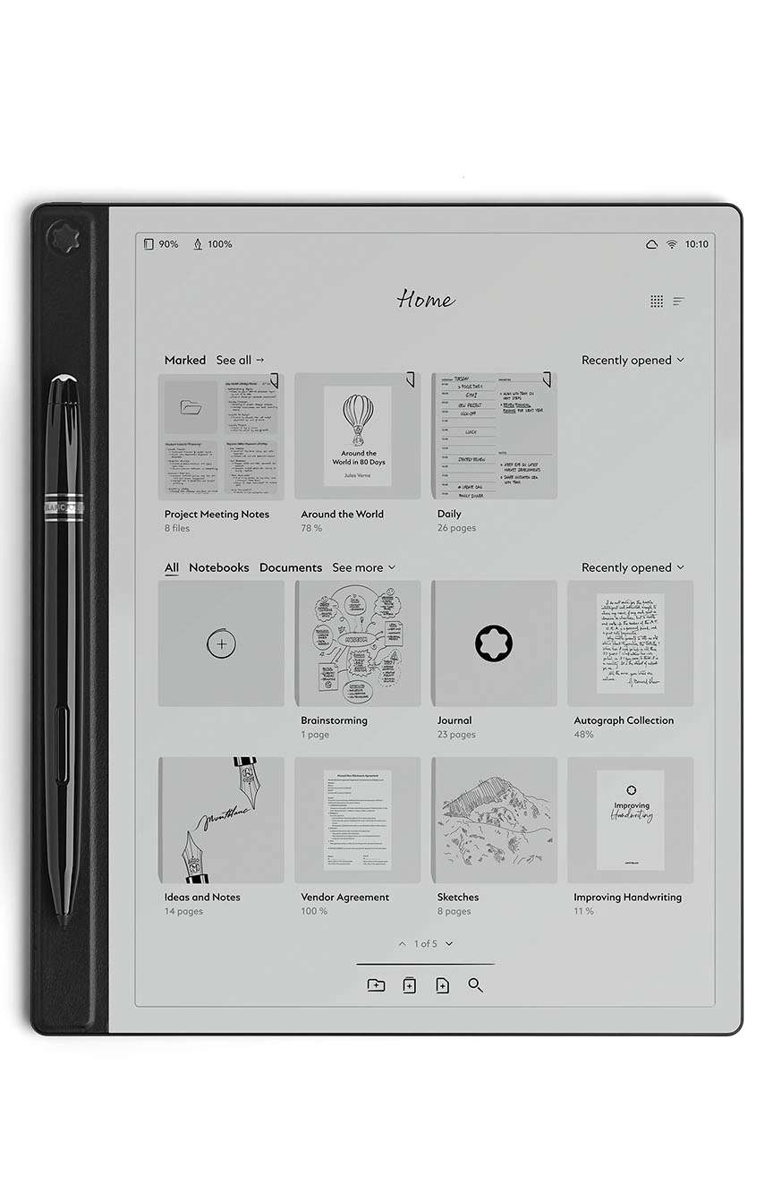 Montblanc Digital Paper Mystery Black color