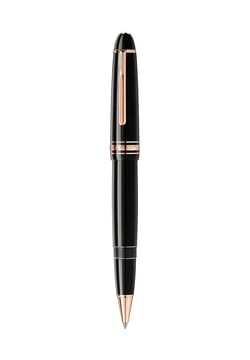 Montblanc قلم حبر سائل بنهاية كرويّة مايسترشتوك لي جراند مطلي بالذهب الوردي