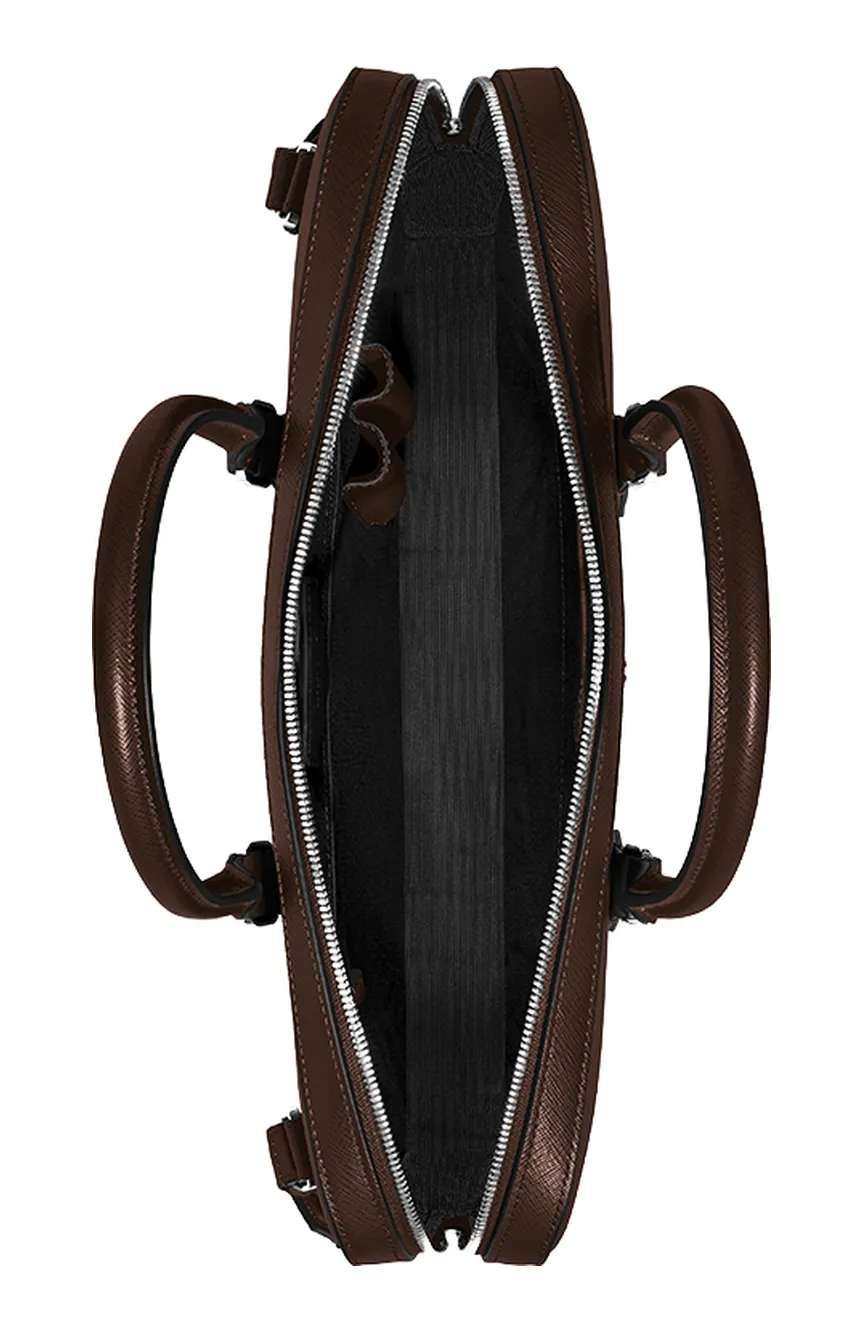 Montblanc Thin Briefcase In Sartorial Leather