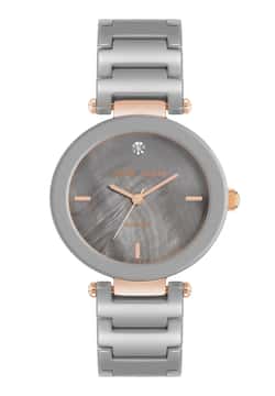 Anne Klein ساعة يد نسائية بسوار سيراميكي بتقنية الكوارتز