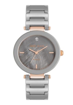 Anne Klein ساعة يد نسائية بسوار سيراميكي بتقنية الكوارتز