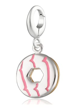 Lily Charmed Silver Biscuit Charm