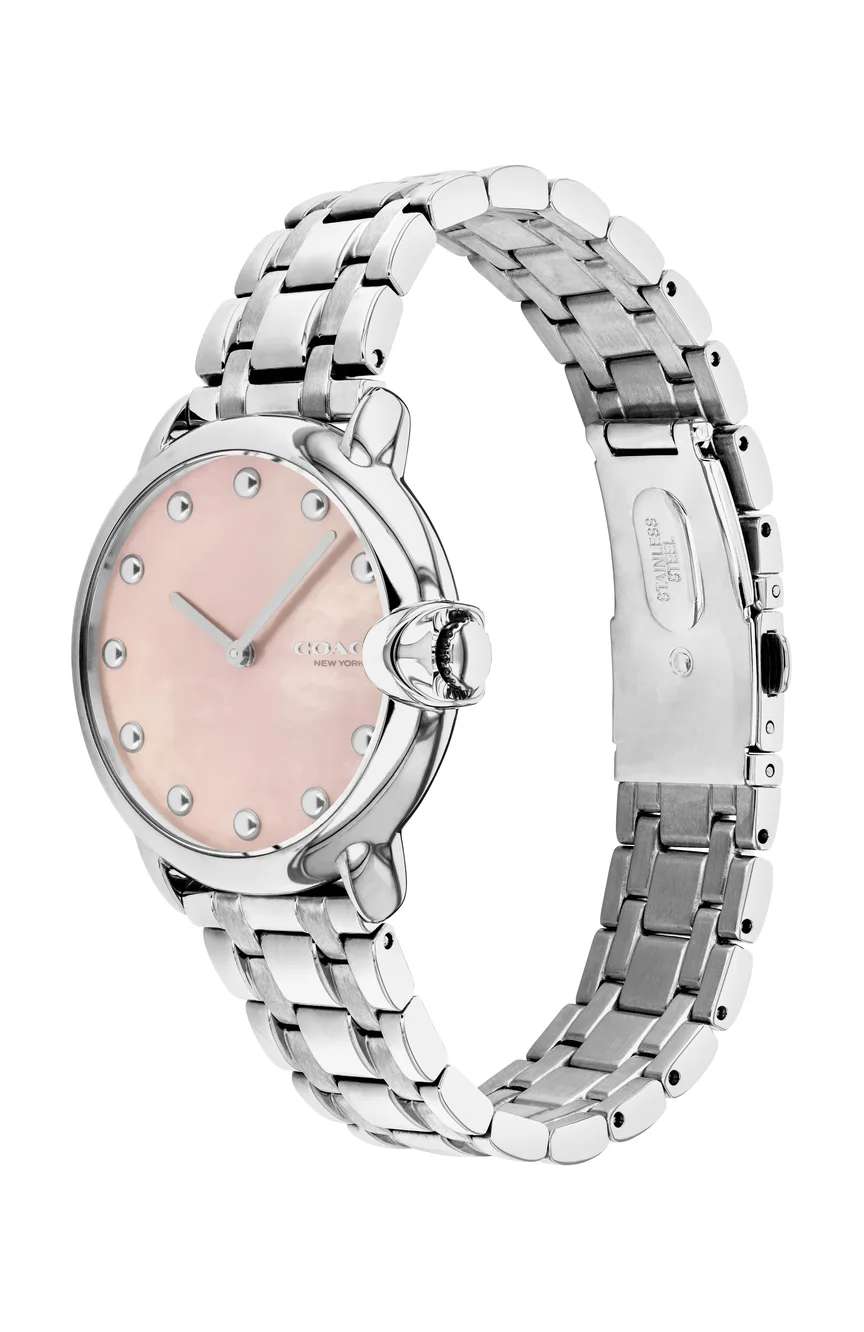 كوتش ساعة يد نسائية بسوار ستانلس ستيل من كوتش بتقنية الكوارتز - 14503986