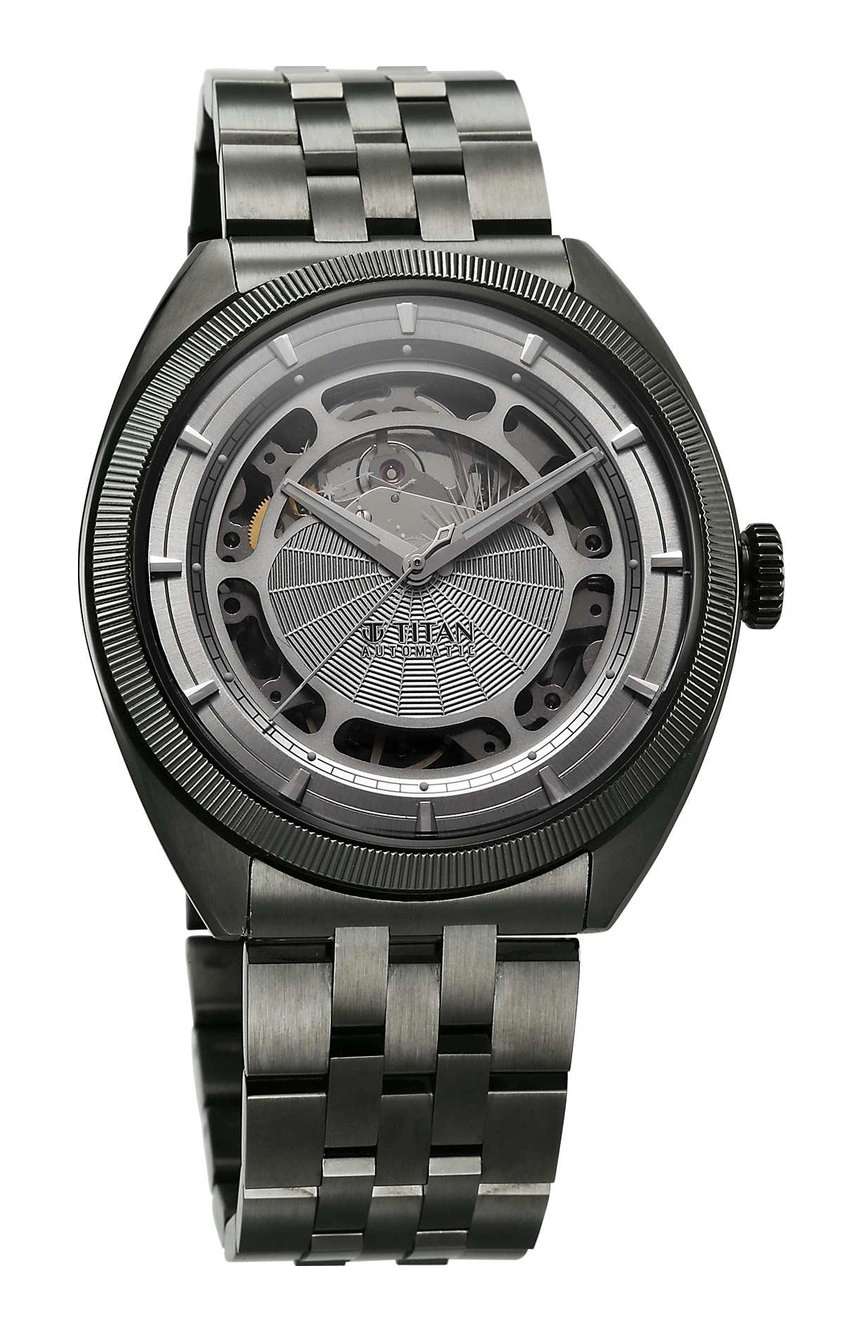 Titan Cupola Automatic Analog with Sun Moon Phase