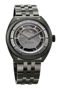 Titan Cupola Automatic Analog with Sun Moon Phase