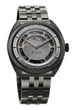 Titan Cupola Automatic Analog with Sun Moon Phase