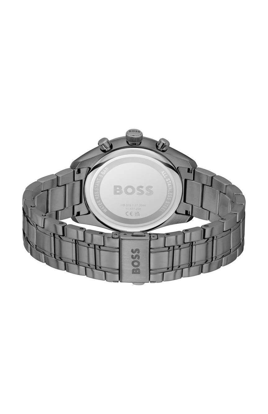 بوص ساعة بوص جراند بريكس 44 مستديرة بسوار من الفولاذ المقاوم للصدأ 44.5 مم للرجال