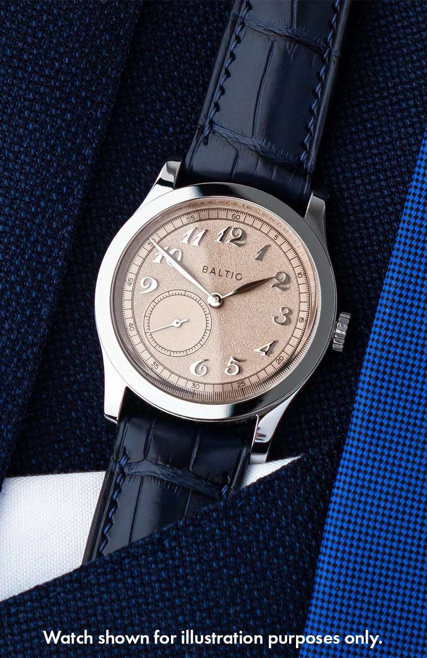 Delugs Leather - Matte Navy Alligator Signature Strap