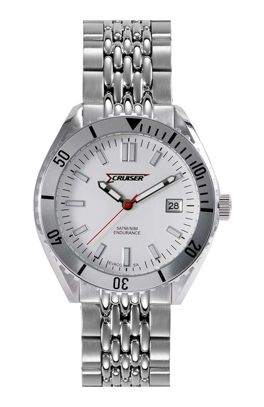 Cruiser Gents Silver Stainless Steel watch