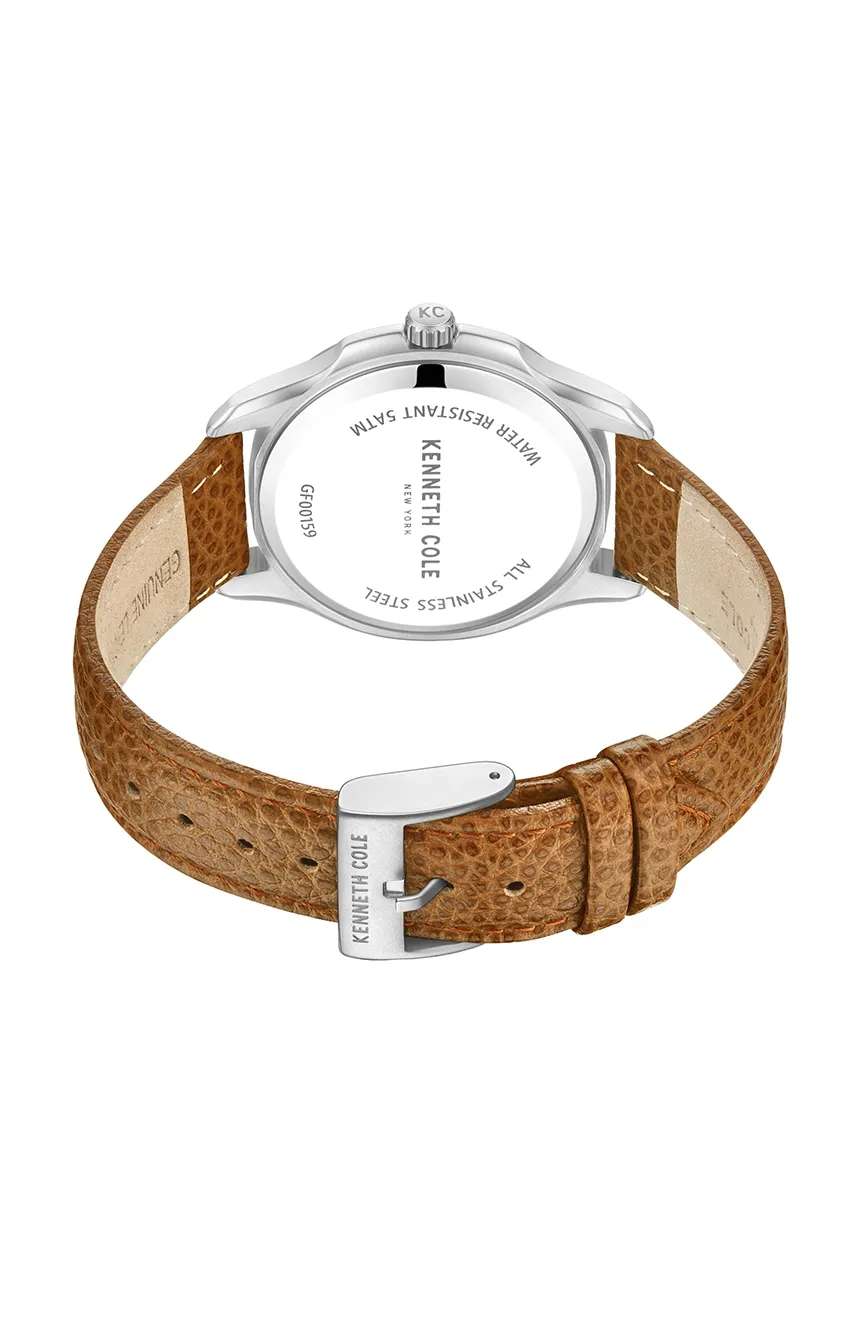 Kenneth Cole Kenneth Cole Mens Fashion Leather Quartz Watch KCWGF0015902
