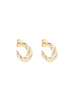 Aurelie Bidermann Diana Ivory Twisted Mini Earrings