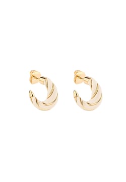 Aurelie Bidermann Diana Ivory Twisted Mini Earrings