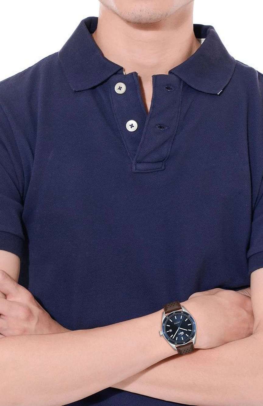 Lacoste Men Boston Round Leather 40 mm