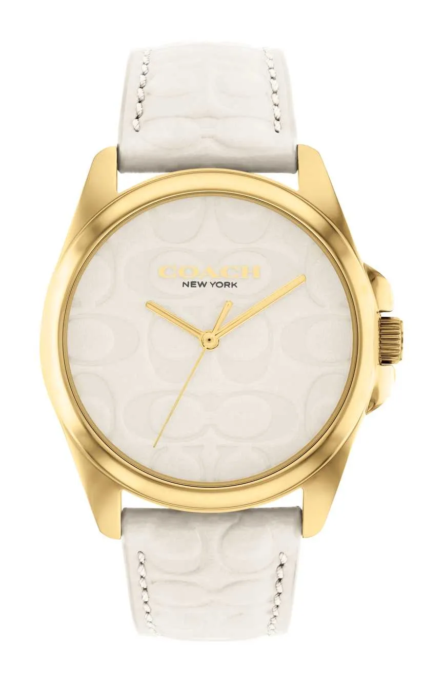 

Coach | Coach Greyson Womens Calfskin Leather Quartz Watch 14504141