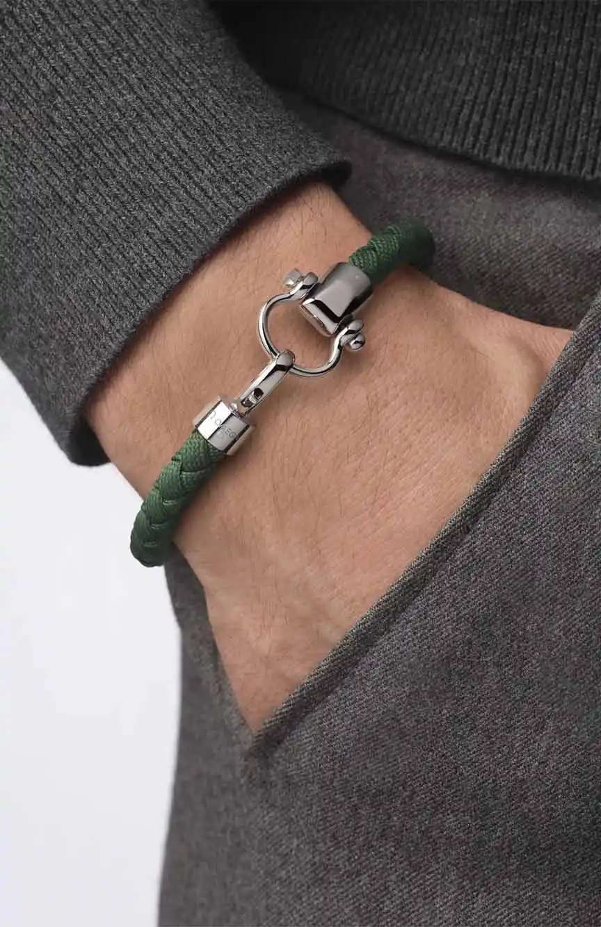 أوميغا سوار نايلون بمشبك ستانلس ستيل